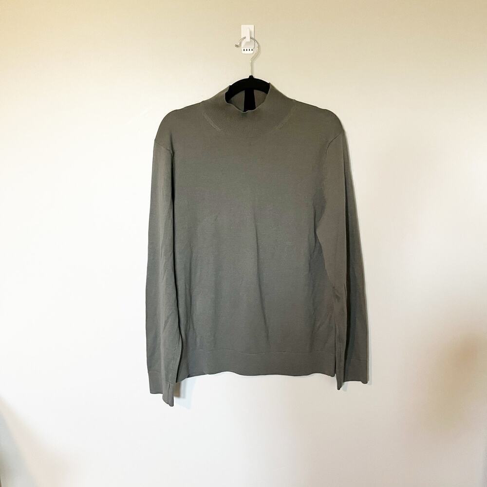 Club Monaco Merino Wool Mockneck‎ Sweater castor gray men’s large